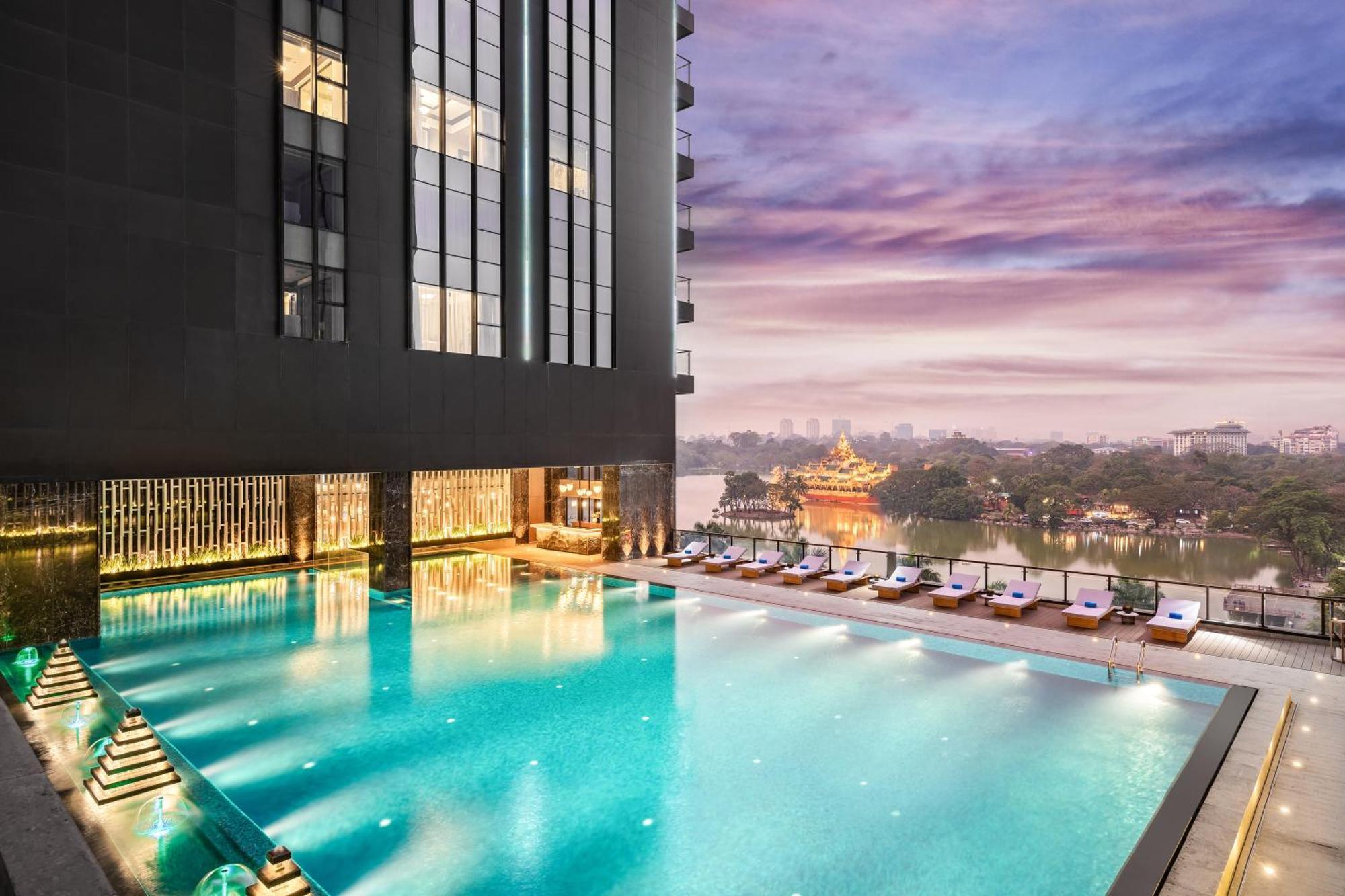 Kantharyar Serviced Apartment Янгон Экстерьер фото